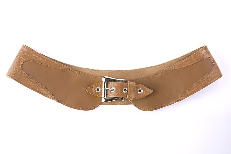 Dress small handbag in camel beige leather - Rear view